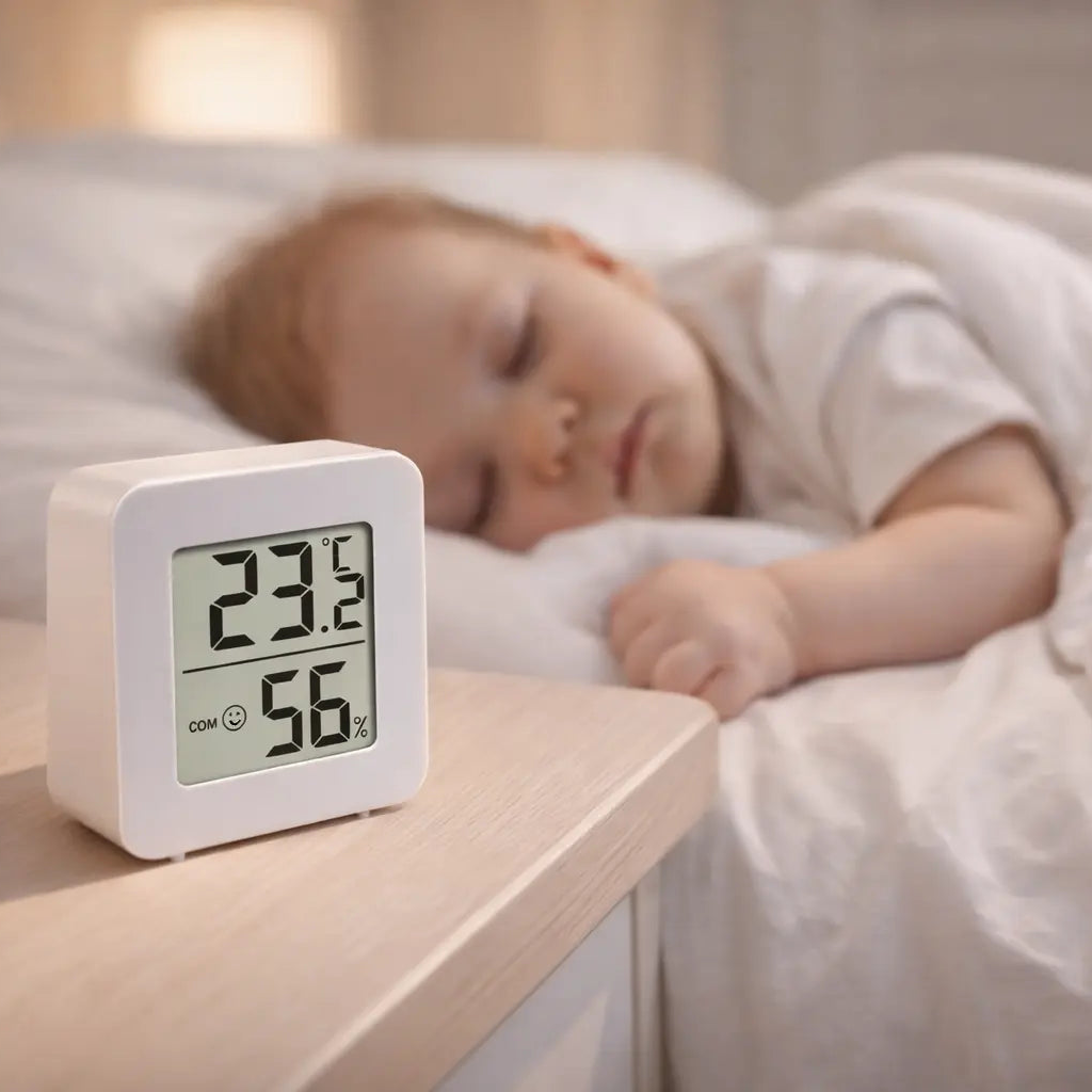 thermometre hygrometre bebe capteur humidite temperature interieure